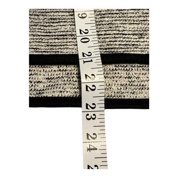 Madewell Women’s‎ Size Small Gray Tweed Cropped Sculpture Sweater Hi-Lo - Picture 6 of 8